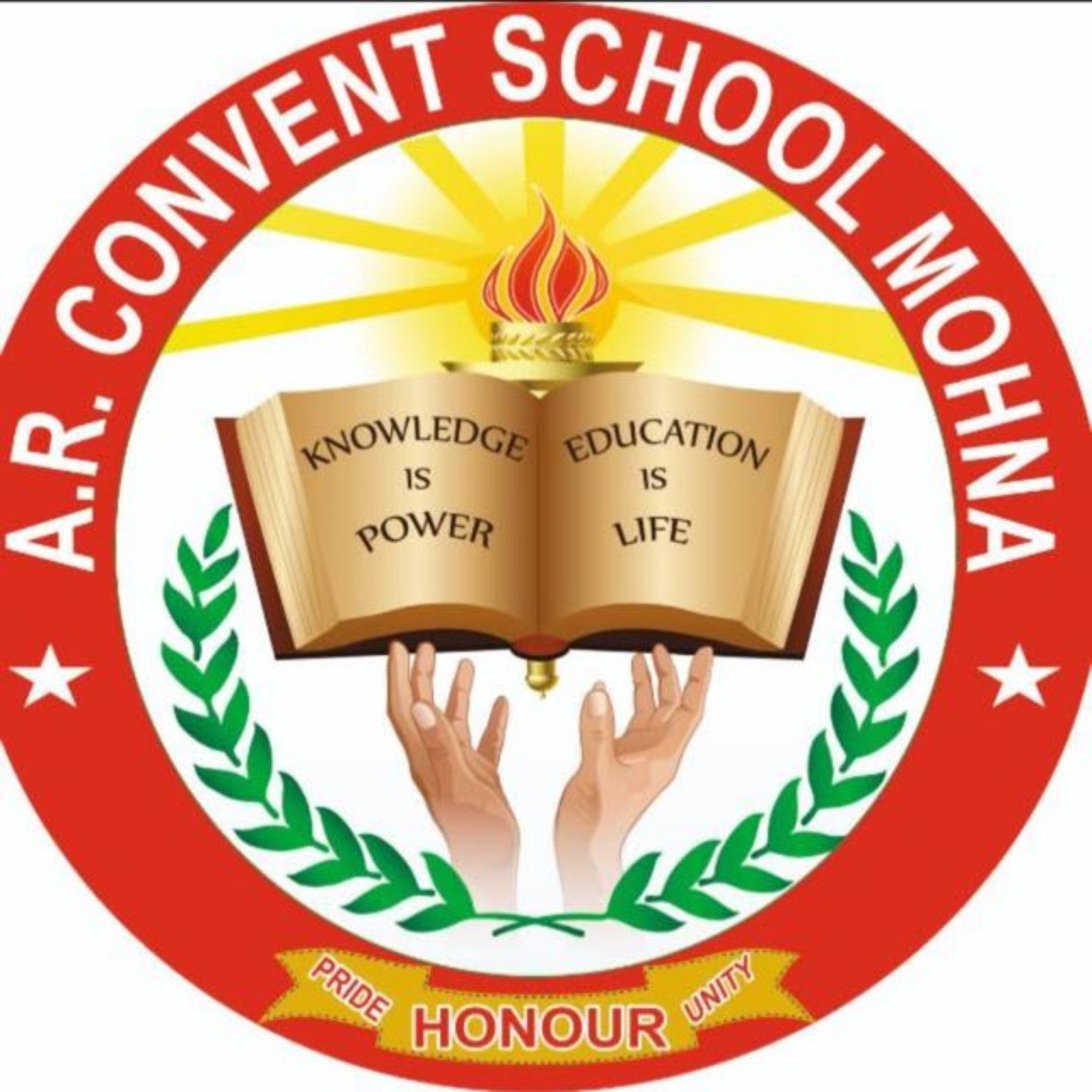 A R Convent School logo